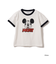 Disney /  MICKEY / リンガー プリント Tシャツ 2025SS（90～150cm）