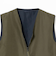 TAION / Non Down Military Reversible V Neck?Vest