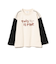 バイカラー プリント ロングスリーブ Tシャツ（100～140cm）