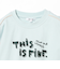 バイカラー プリント ロングスリーブ Tシャツ（100～140cm）