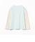 バイカラー プリント ロングスリーブ Tシャツ（100～140cm）