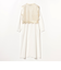 ラメ ニット ベスト × シャツ ワンピース セット（S～M）