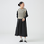 ラメ ニット ベスト × シャツ ワンピース セット（S～M）