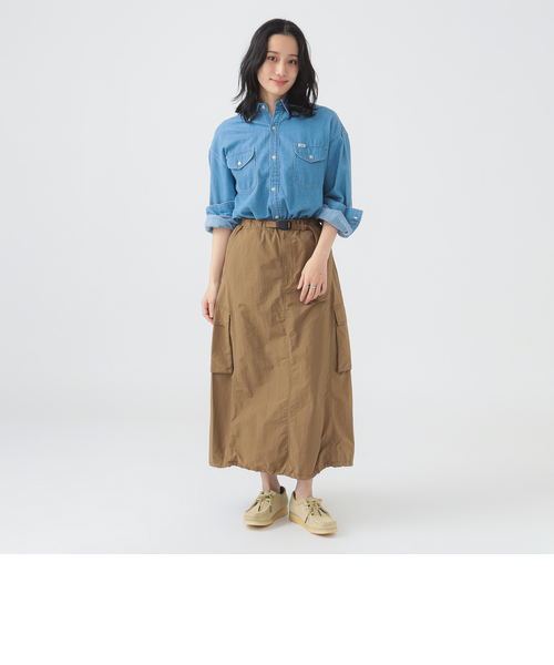 『別注』Gramicci　ナイロンロングスカート GRAMICCI スカート 「別注」Gramicci / ナイロン スカート（S〜M