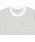 DANTON / SHORT SLEEVE POCKET T-SHIRT STRIPE