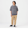 ベーシック  テーパード チノ 8分丈 パンツ