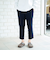 ベーシック  テーパード チノ 8分丈 パンツ