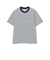 DANTON / SHORT SLEEVE POCKET T-SHIRT BORDER（S～M）