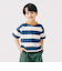ワイド ボーダー プリント Tシャツ 2025SS（100～140cm）