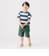 ワイド ボーダー プリント Tシャツ 2025SS（100～140cm）