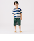 ワイド ボーダー プリント Tシャツ 2025SS（100～140cm）