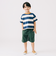 ワイド ボーダー プリント Tシャツ 2025SS（100～140cm）