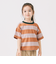 ワイド ボーダー プリント Tシャツ 2025SS（100～140cm）