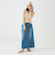 綿麻 デニム スカート（S～M）