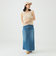 綿麻 デニム スカート（S～M）