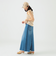 綿麻 デニム スカート（S～M）
