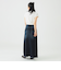 綿麻 デニム スカート（S～M）