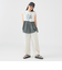 パッツワーク ロゴ フリル Tシャツ
