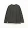 フェイクレイヤード ワッフル クルーネック Tシャツ