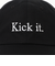 KIck it. ロゴ キャップ