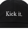 KIck it. ロゴ キャップ