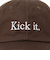 KIck it. ロゴ キャップ