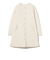 キルティング ノーカラー ロング コート（S～M）