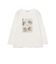 プリント ロングスリーブ Tシャツ