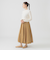 カット ジャカード ハイネック トップス