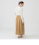 カット ジャカード ハイネック トップス