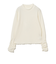 カット ジャカード ハイネック トップス