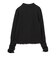 カット ジャカード ハイネック トップス