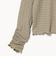 カット ジャカード ハイネック トップス