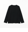 ベーシック 起毛 クルー ロングスリーブ Tシャツ