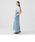 【百田夏菜子さん着用】ジャカード デニム カーゴ ワンピース（S～M）