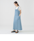 【百田夏菜子さん着用】ジャカード デニム カーゴ ワンピース（S～M）