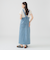 【百田夏菜子さん着用】ジャカード デニム カーゴ ワンピース（S～M）
