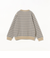 DANTON / KIDS' LONG SLEEVE SWEAT T-SHIRT STRIPE 2025SS（105～135cm）