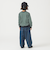 DANTON / KIDS' LONG SLEEVE SWEAT T-SHIRT STRIPE 2025SS（105～135cm）
