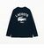LACOSTE / PARISロゴ ヘビーオンス ロングスリーブ Tシャツ