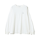 ワンポイント スムース ロングスリーブ Tシャツ