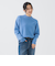 アンゴラ混 ストレッチ ニット プルオーバー
