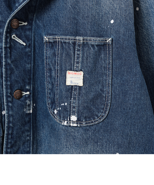 ビームス別注　BIG MAC ペイントカバーオール　サイズM 別注】BIG MAC / ペイント カバーオール（セットアップ対応