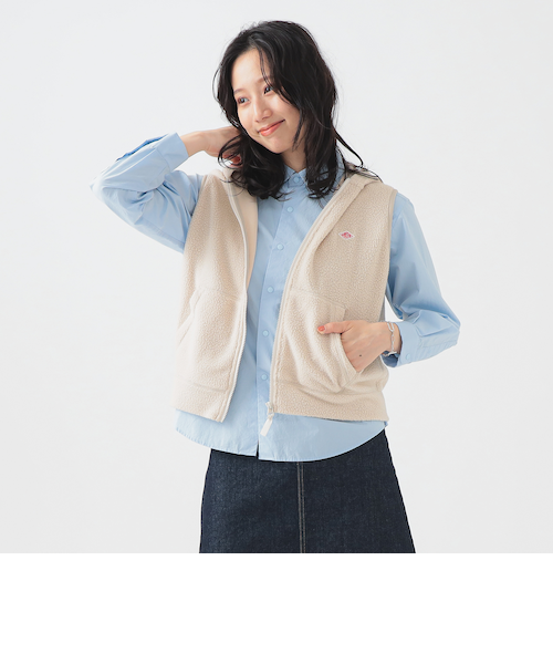 DANTON / ポーラテック ジップ ベスト｜ビーミングライフストアバイ