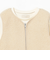 ボア ベスト × カット ワンピース セット