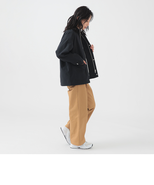 DANTONデニムカバーオールジャケット丸襟ワーク日本製インディゴBEAMS DANTON｜デニム ノーカラー ショートジャケット DENIM