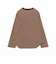 Healthknit / Multi Border Waffle Hem Round Crewneck L/S