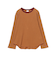 Healthknit / Multi Border Waffle Hem Round Crewneck L/S