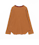 Healthknit / Multi Border Waffle Hem Round Crewneck L/S