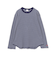 Healthknit / Multi Border Waffle Hem Round Crewneck L/S